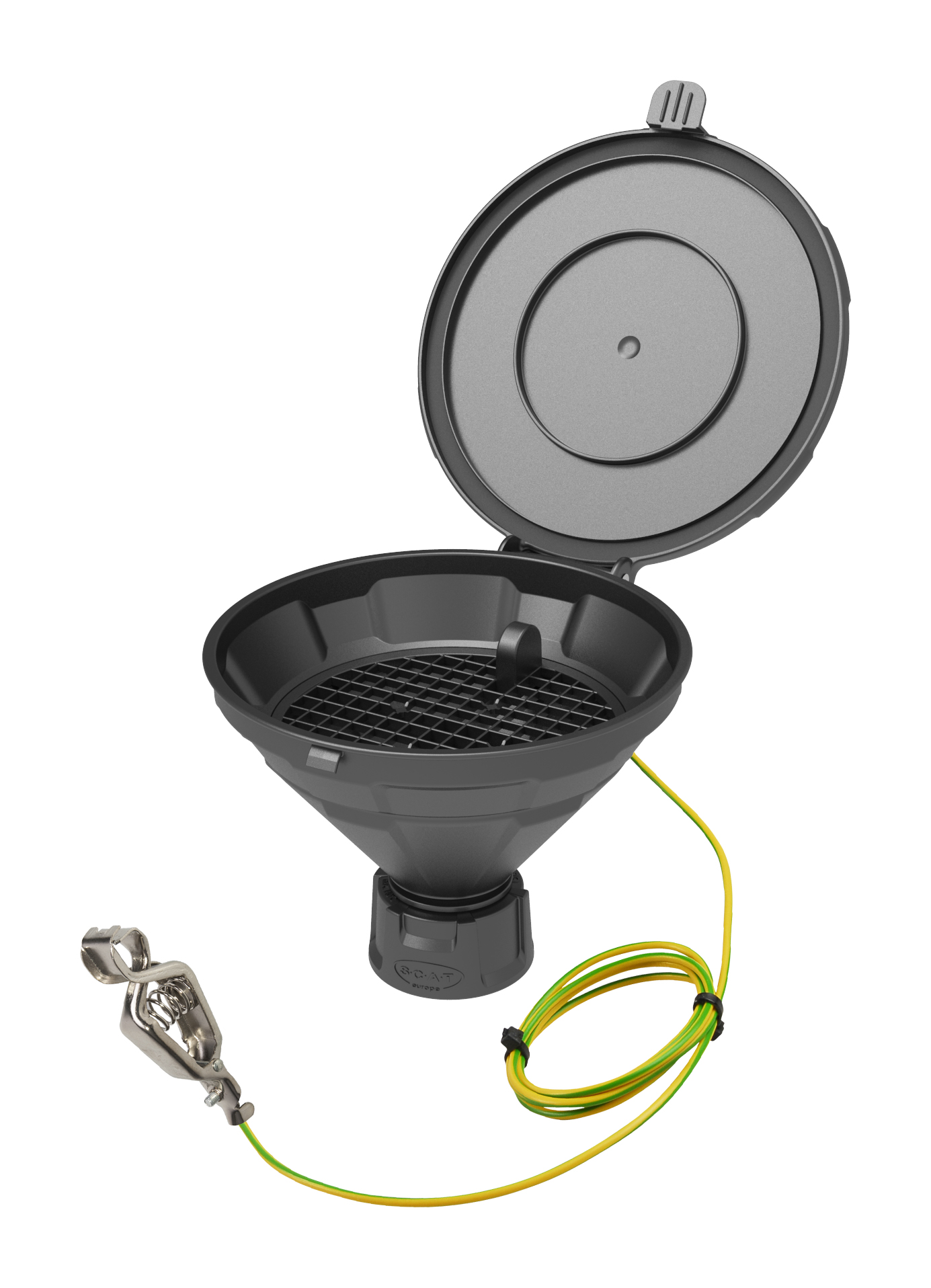 Funnel with lid MARCO, GL45, el, Type 1