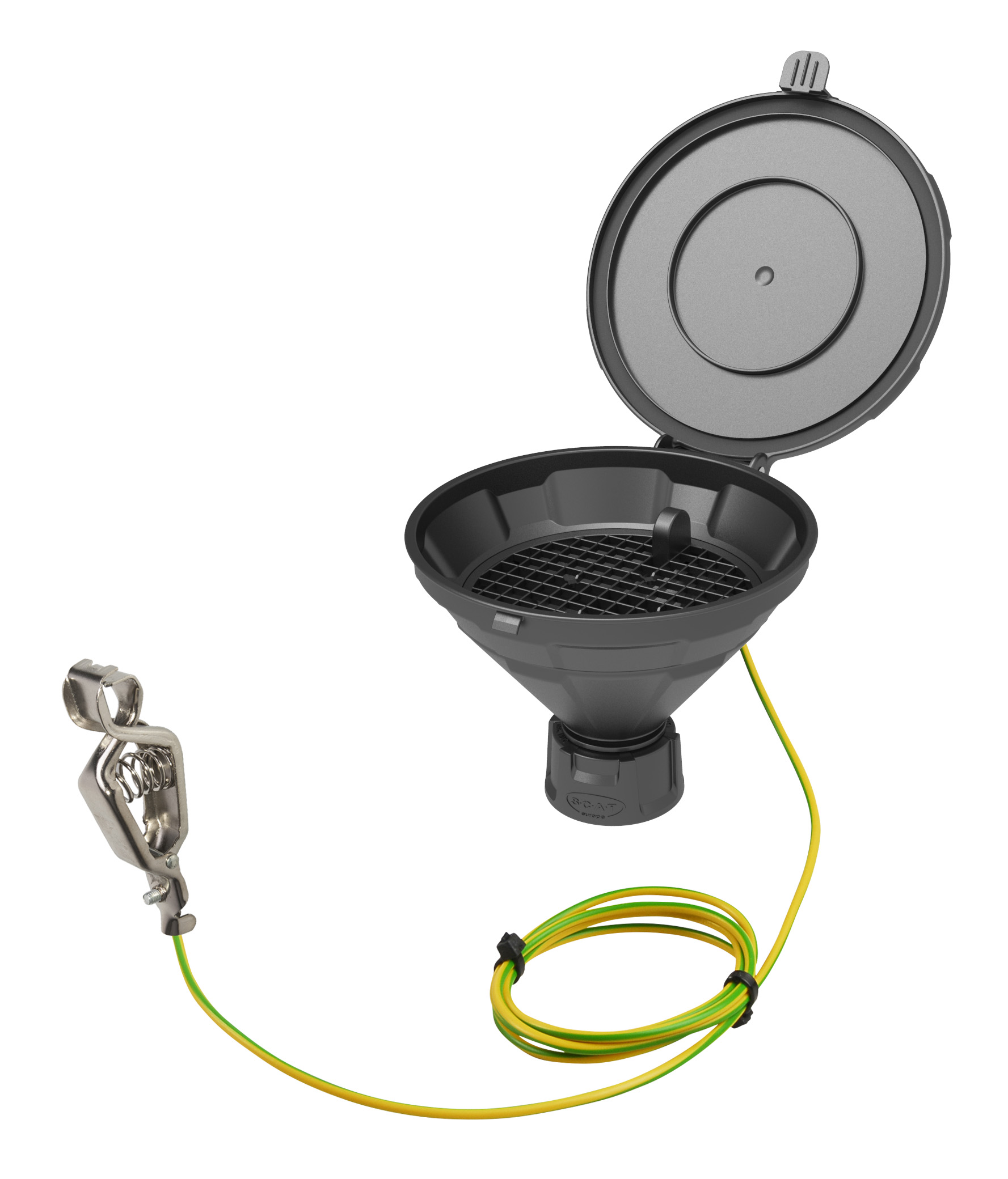 Funnel with lid MARCO, GL45, el, Type 2