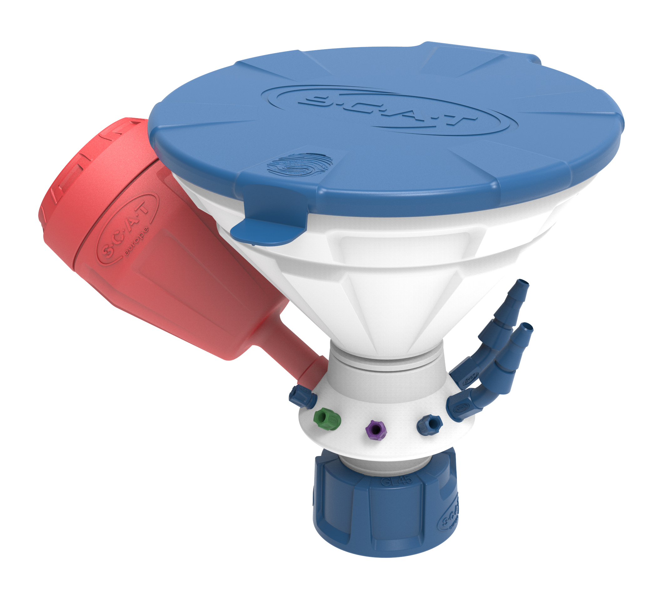 Universal låg med tragt, GL45, JAN