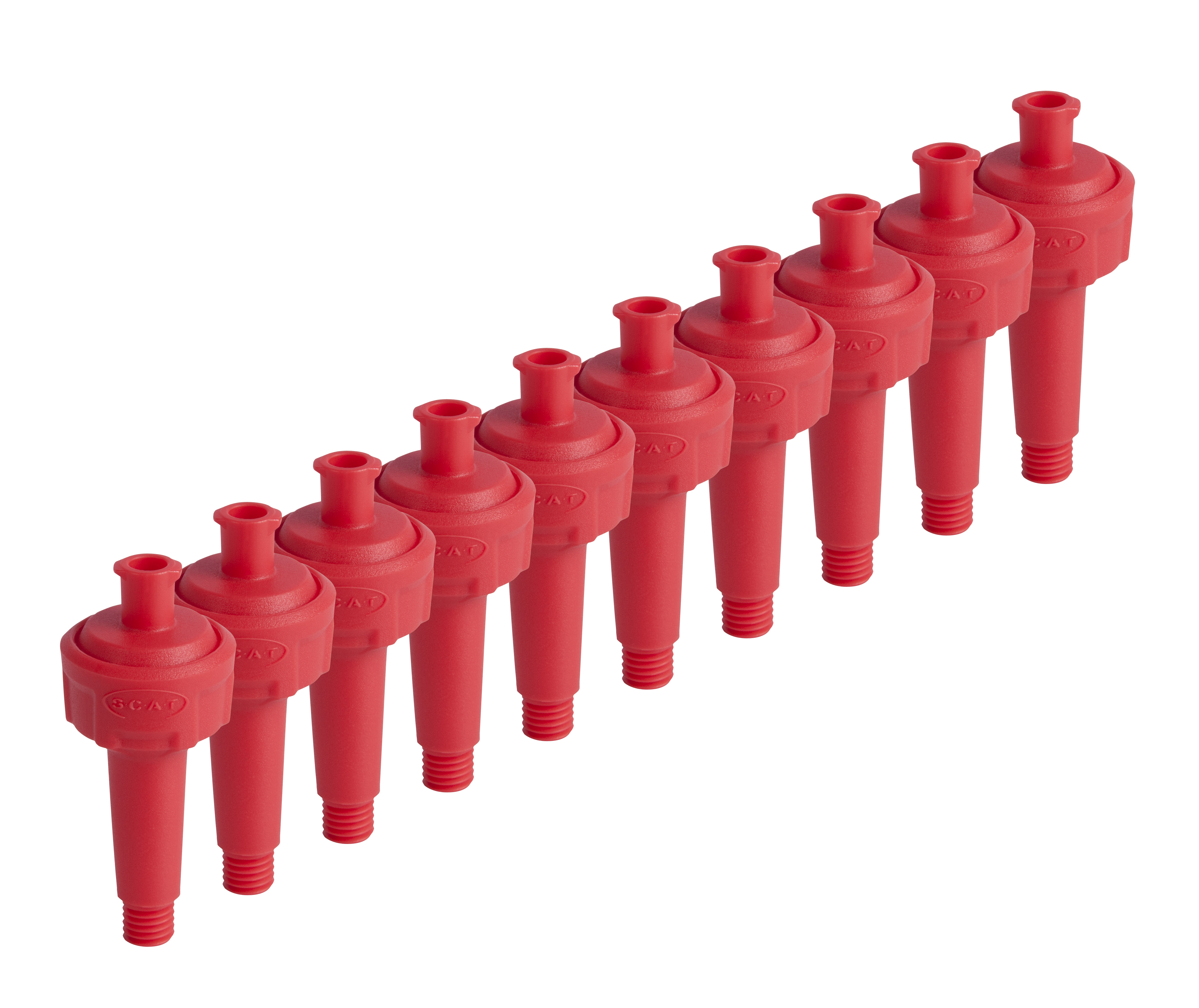 Luftventil V2.0, med filter, 1/4"-28, 10 stk