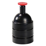 Conductive air monitoring casette black PP, pk/50