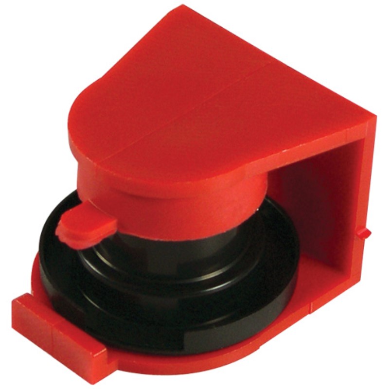 I.O.M. Multi-Dust Plastic Cs w/Cap/Clip, 500pcs