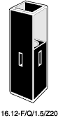 Kuvette, 16.12-F, Spec-Q, 1,5mm, 0,012ml, Z 20mm
