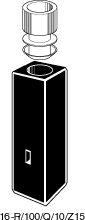 Kuvette, 16R/100, Spec-Q, 10mm, 0,1ml, Z 15mm