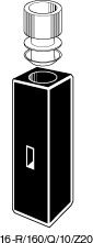 Kuvette, 16R/160, Spec-Q, 10mm, 0,16ml, Z 20mm