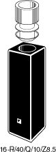 Kuvette, 16R/40, Spec-Q, 10mm, 0,04ml, Z 8,5mm