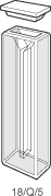 Kuvette, 18, Spec-Q, 5mm, 0,35ml