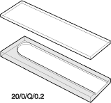 Kuvette, 20/O, Spec-Q, 0,2mm, 0,08ml