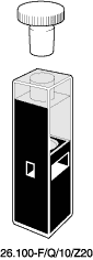 Kuvette, 26.100-F, Spec-Q, 10mm, 0,1ml, Z 20mm