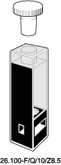 Kuvette, 26.100-F, Spec-Q, 10mm, 0,1ml, Z 8,5mm