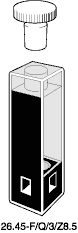 Kuvette, 26.45-F, Spec-Q, 3mm, 0,045ml, Z 8,5mm