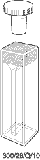Kuvette, 300/28, Spec-Q, 10mm, 0,7ml