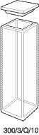 Kuvette, 300/3, Spec-Q, 10mm, 3,5ml
