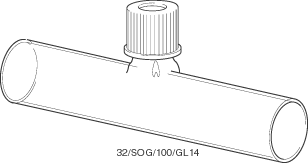 Kuvette, 32/GL14, opt. glas, 100mm, 28,2ml