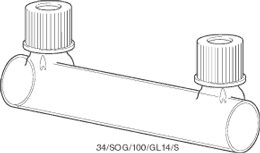 Kuvette, 34/GL14, opt. glas, 100mm, 28,2ml