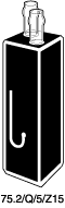 Kuvette, 75.2, Spec-Q, 5mm, 0,016ml, Z 15mm
