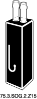 Kuvette, 75.3, opt. glas, 2mm, 0,014ml, Z 15mm