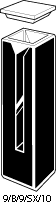 Kuvette, 9/B/9, Supr-Q, 10mm, 1,16ml