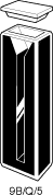 Kuvette, 9/B, Spec-Q, 5mm, 0,7ml