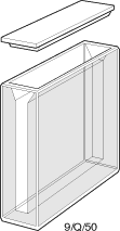 Kuvette, 9, Spec-Q, 50mm, 7ml