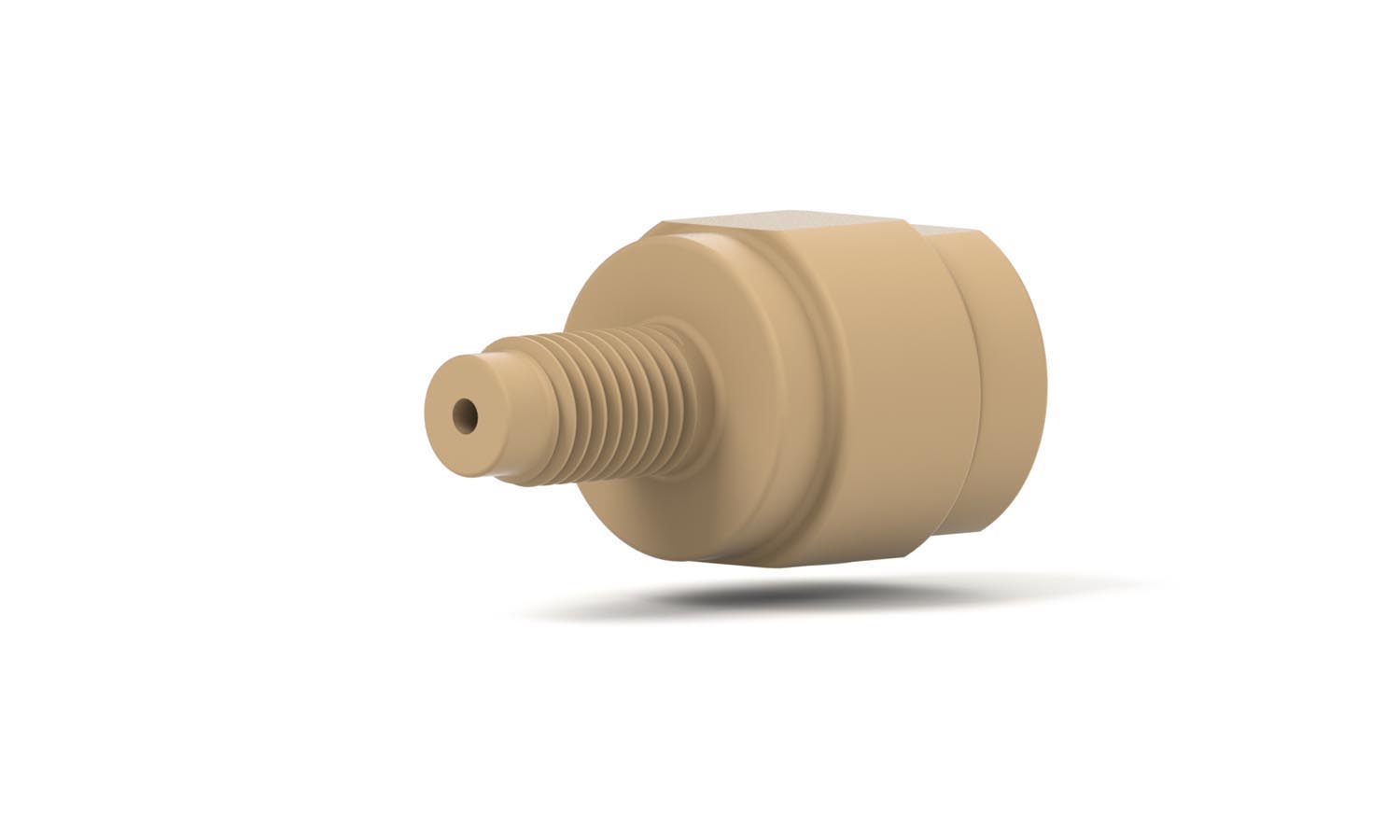 Check valve, inlet, 1/4-28M-1/4-28F, 1,6 mm, 1 psi