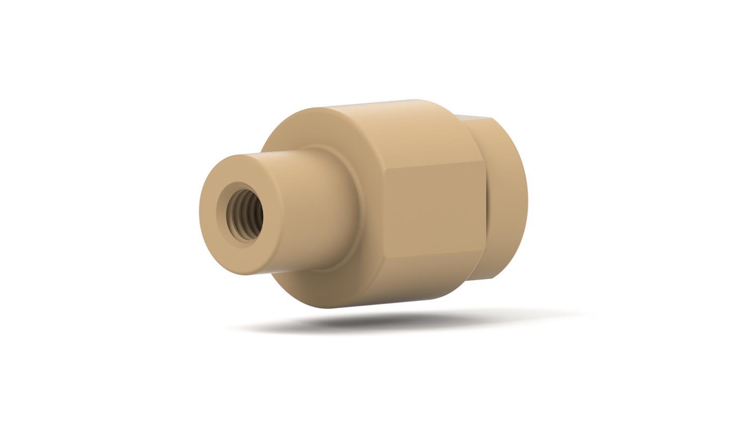 Check valve, inlet, 10-32F-10-32F, 1 psi