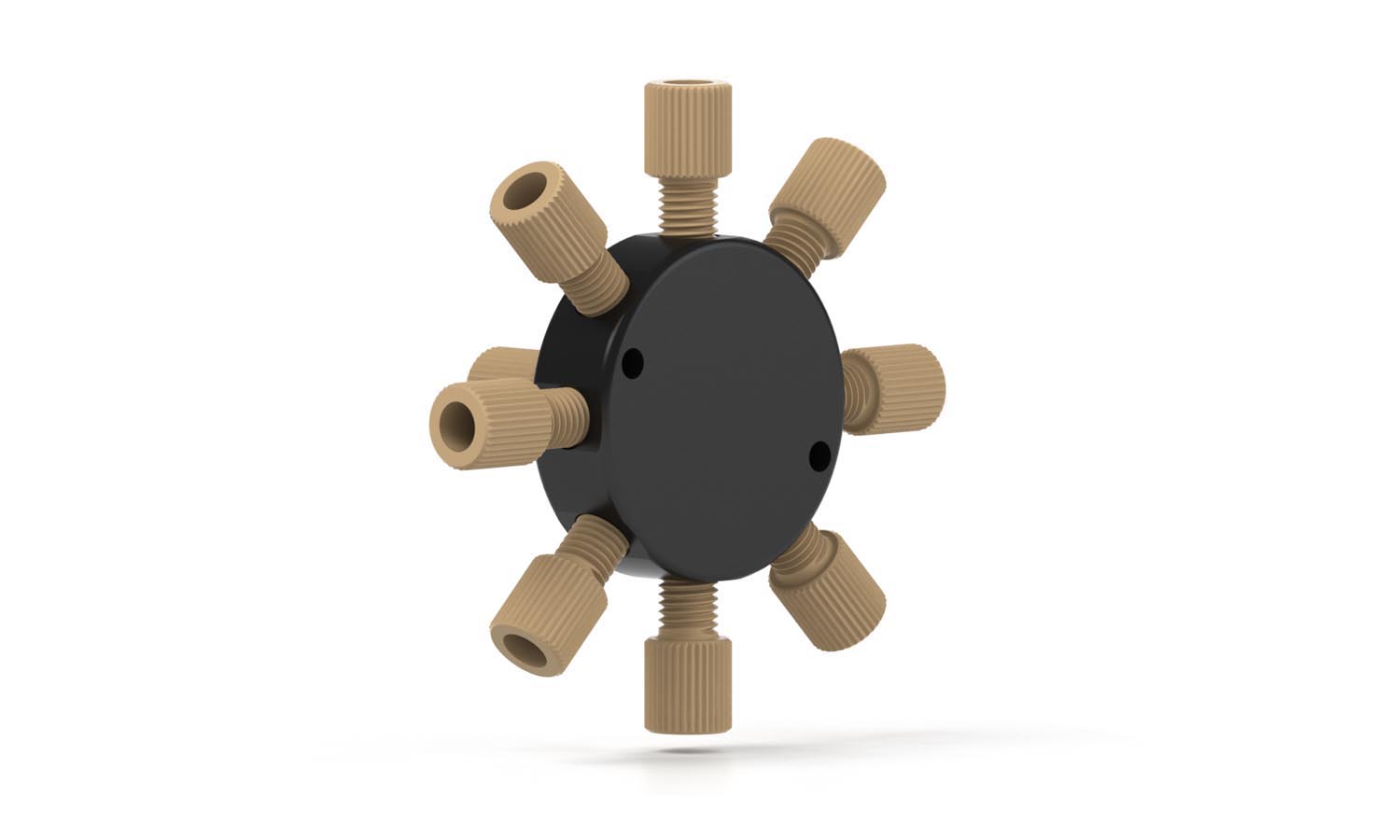 Manifold PEEK 9 Port 1/8"