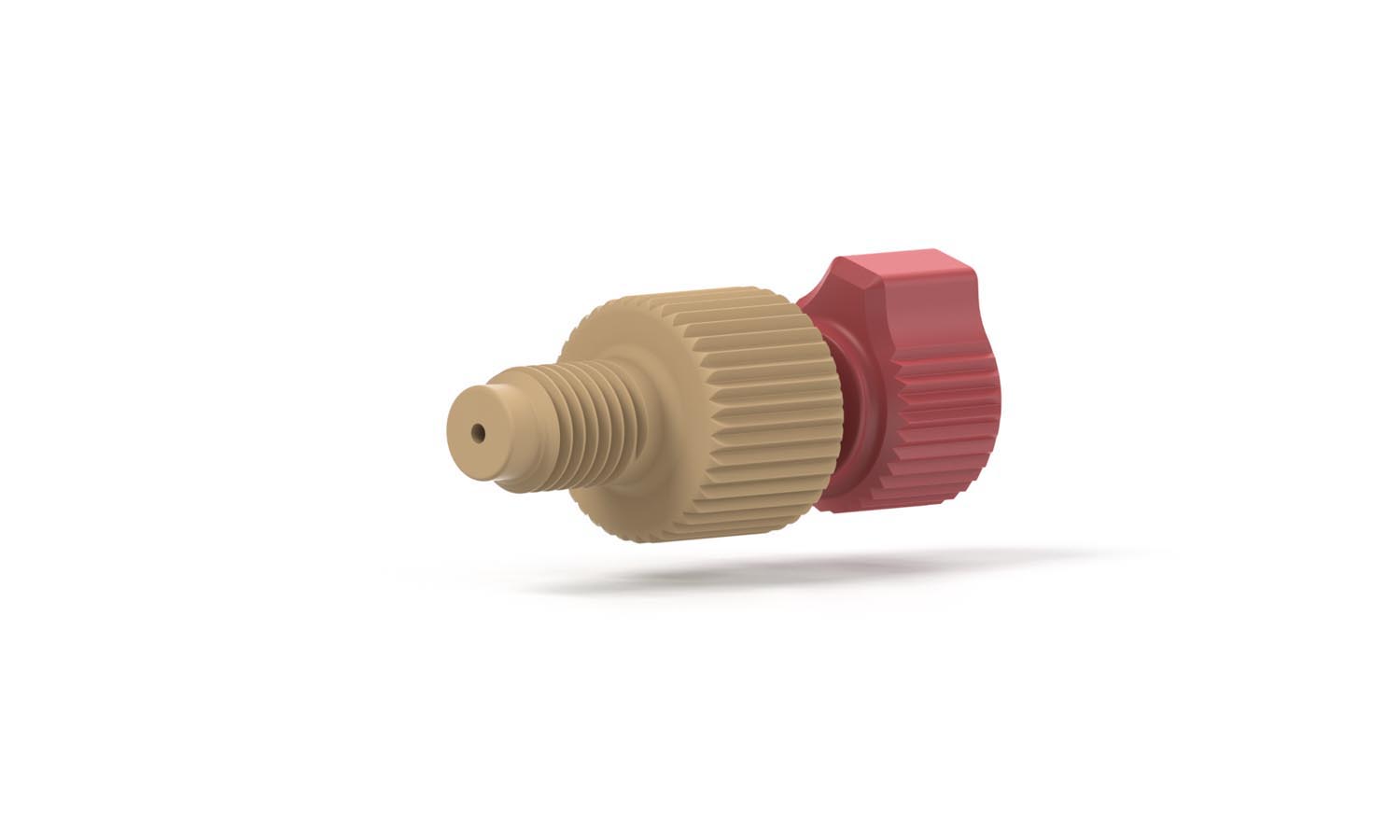 Adapter Assembly PEEK 10-32 Female x 1/4-28 Male