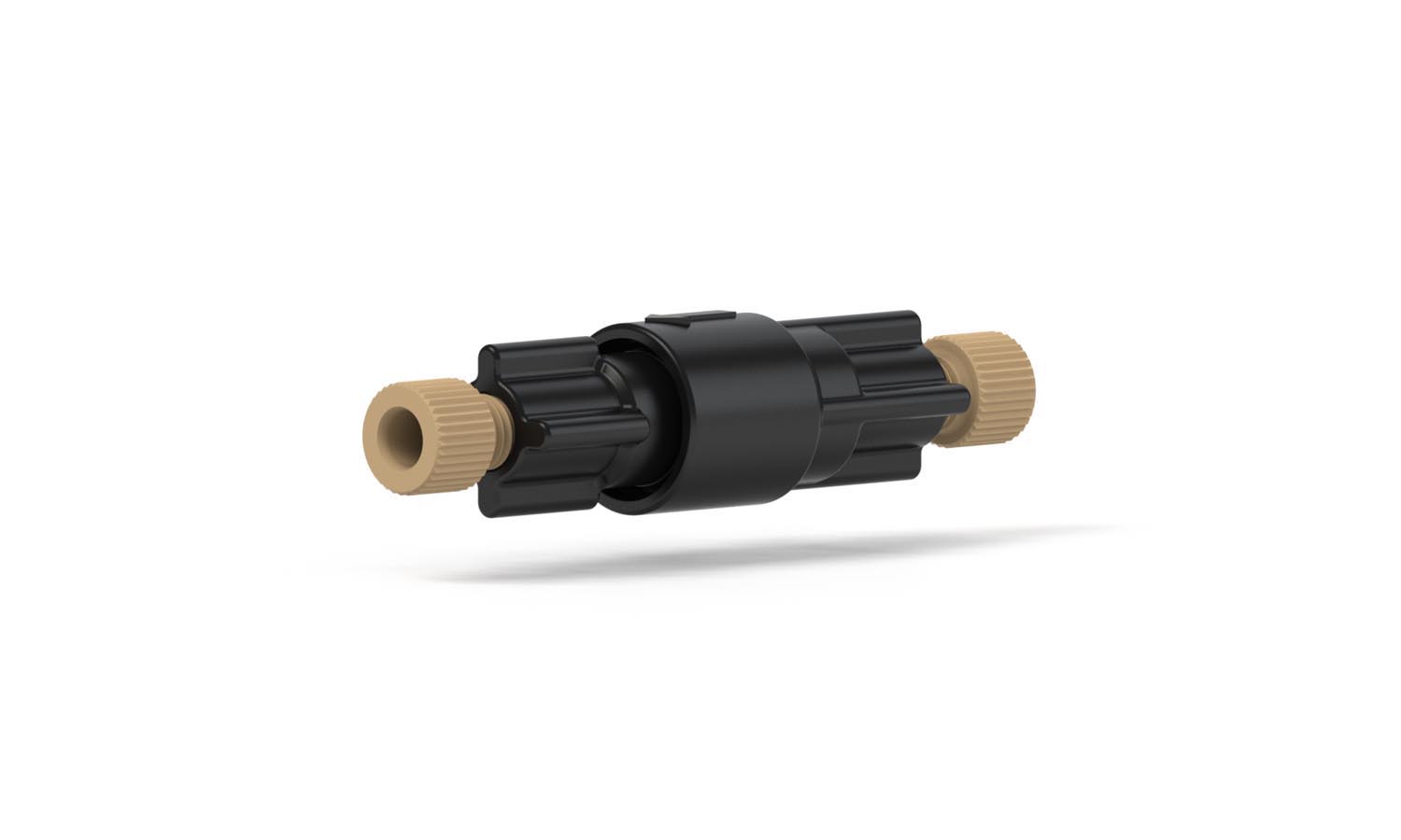 Back pressure regulator, 500 psi, with PEEK holder