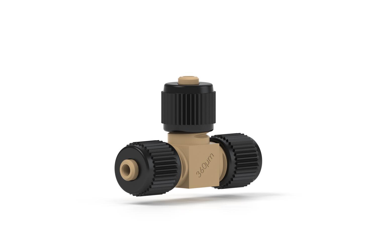 Tee Microtight, PEEK, 360um, with fittings