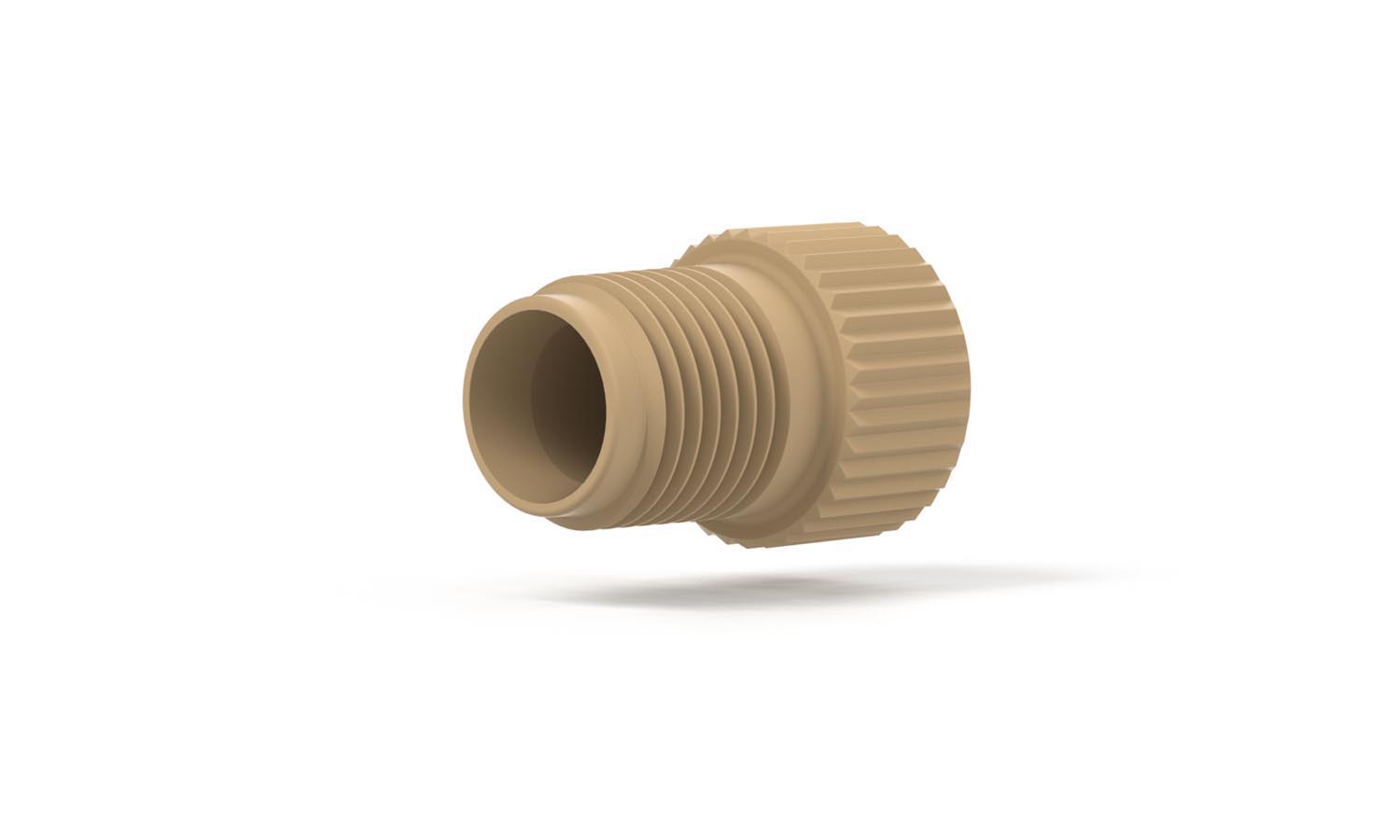 Screw flangeless, PEEK, 5/16", 1/2-20, black