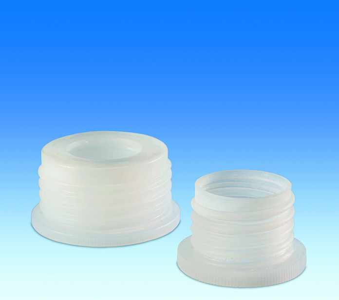 Adapter for TA, ETFE, GL32, for flaske gevind GL25