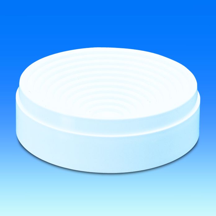 Support for rundbundet kolbe, PP, hvid, Ø160mm, 5s