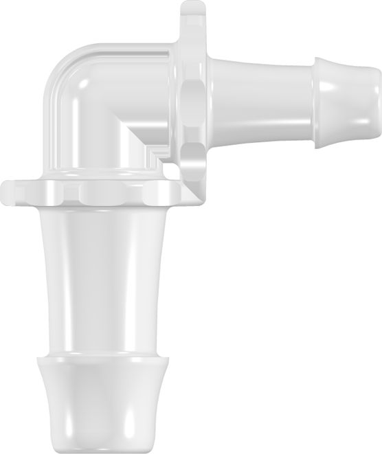 Slangesamler, L, red., S-500 9,5-6,4mm, PP