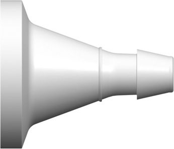 Adaptor, "Mini flange" for tube fitting 6.4 mm