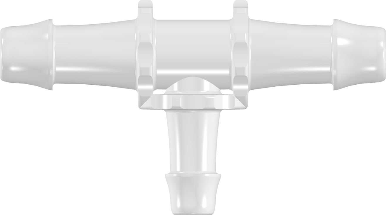 Slangesamler, T, red., S-500 12,7-9,5mm, PP