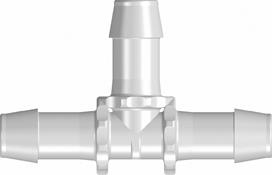 Slangesamler, T, S-600, 16,0mm, PP