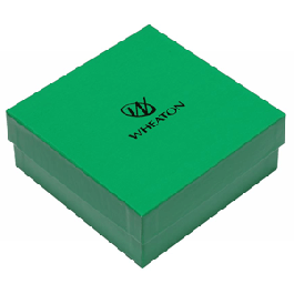 Cryofile Freezer Box, Green, 15 pcs